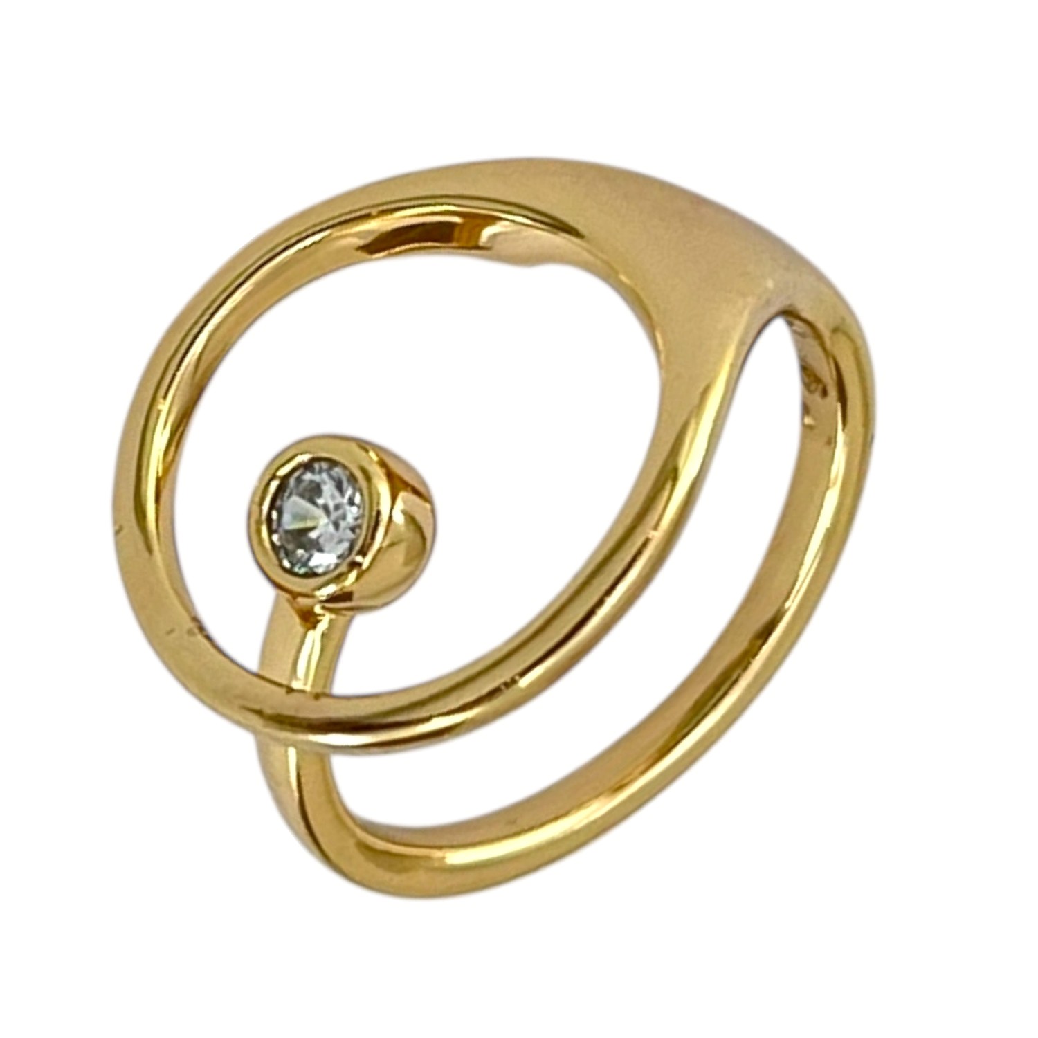 انگشتر زنانه ژوپینگ مدل نگین دار کد R51747