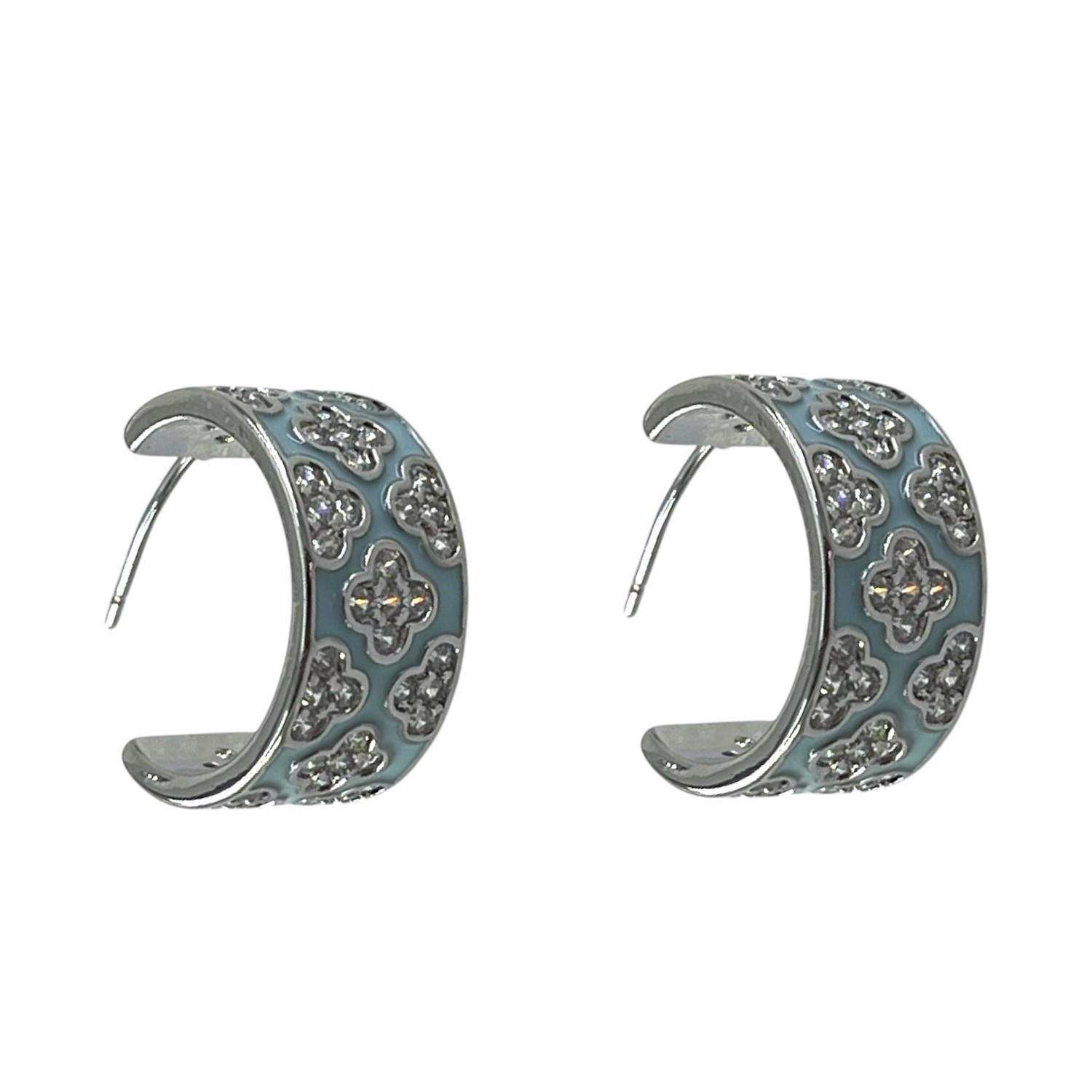 گوشواره زنانه میناکاری مدل ونکلیف کد E6423