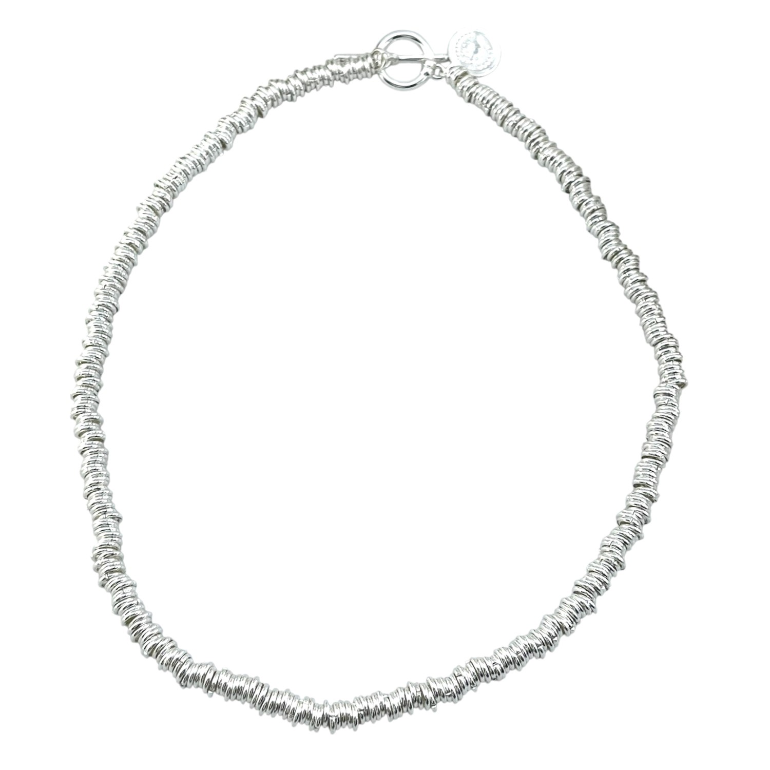 گردنبند زنانه مدل مینیمال اب نقره کد N5180