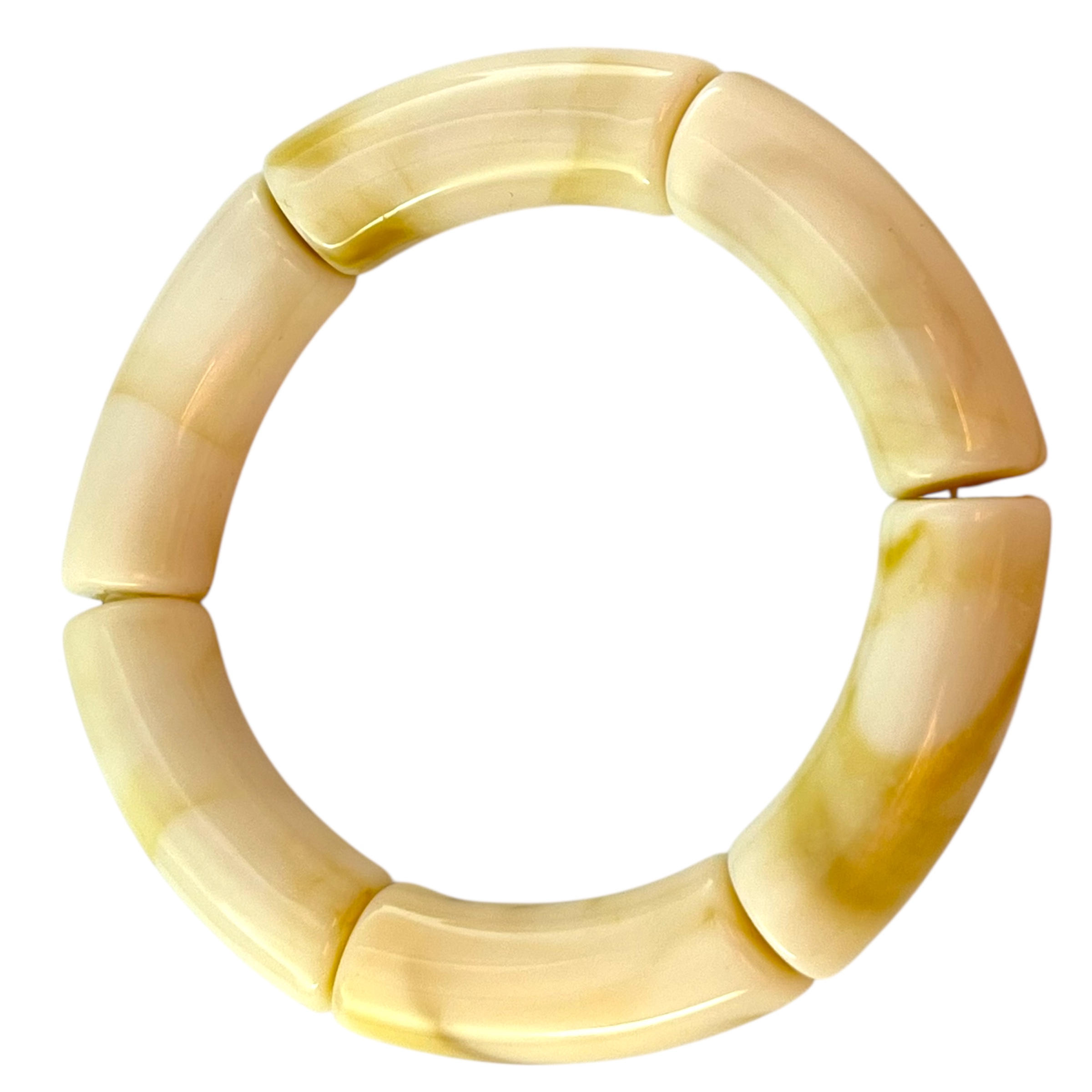 دستبند زنانه بنگل مدل رزین کد B5370