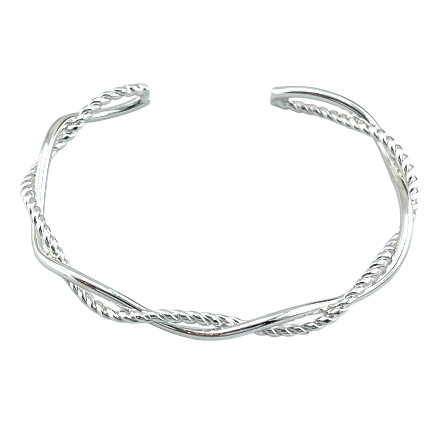 دستبند زنانه بنگل مدل گره کد B5443