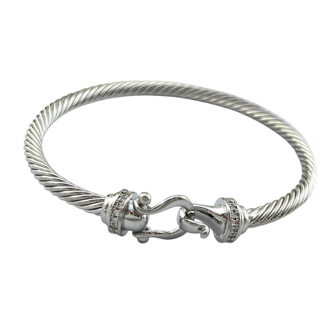 دستبند زنانه بنگل زنانه دیوید یورمن مدل جواهری کد B5329