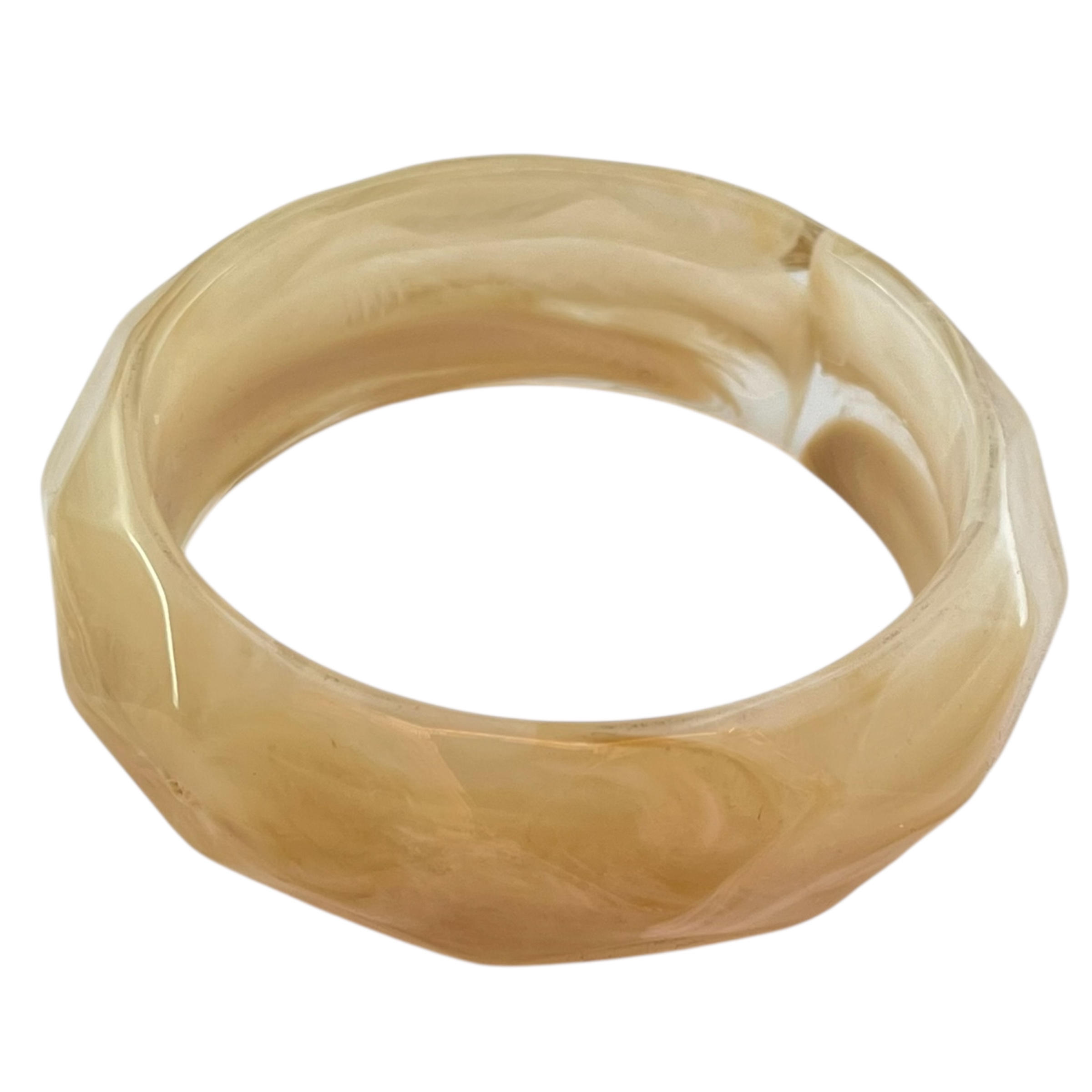 دستبند زنانه بنگل مدل رزین کد B5372