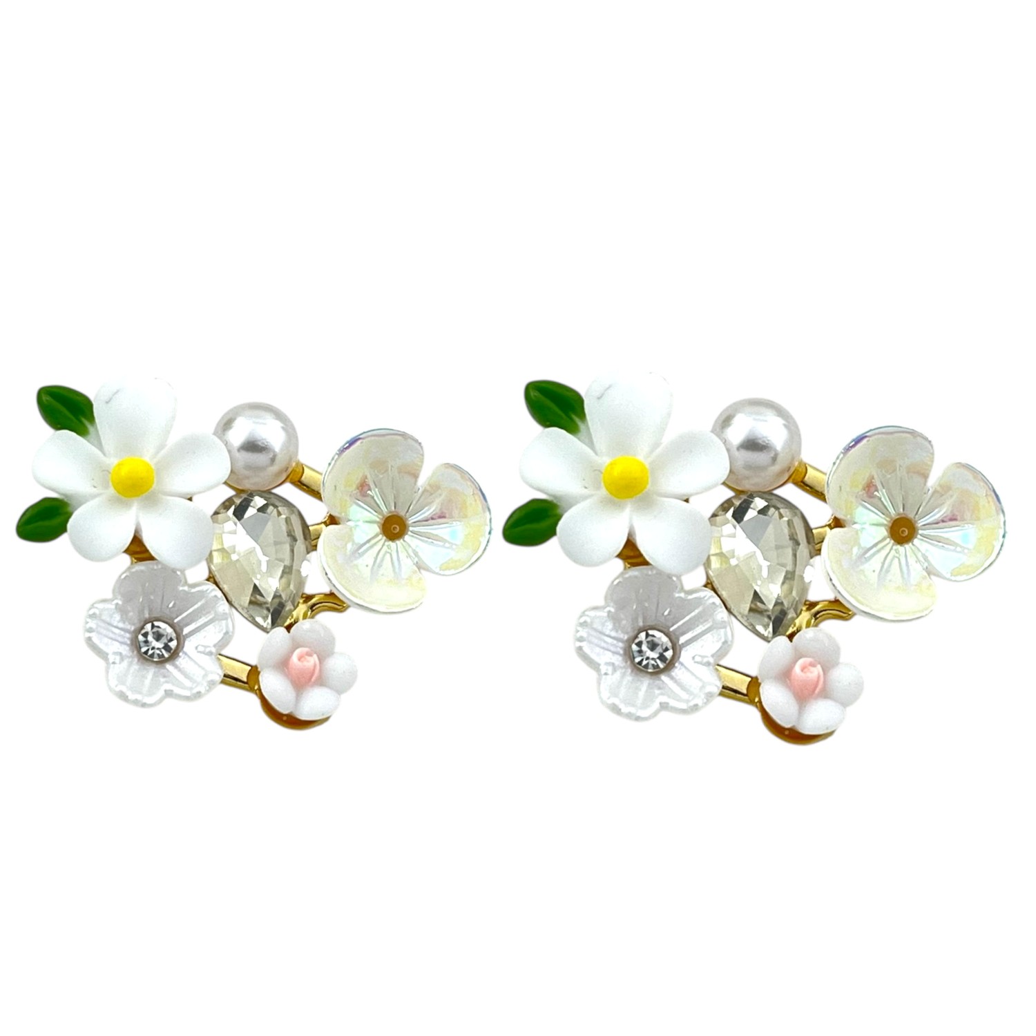 گوشواره زنانه مینیمال مدل شکوفه کد E6158