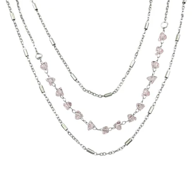 گردنبند زنانه مدل سه ردیف کد N5132