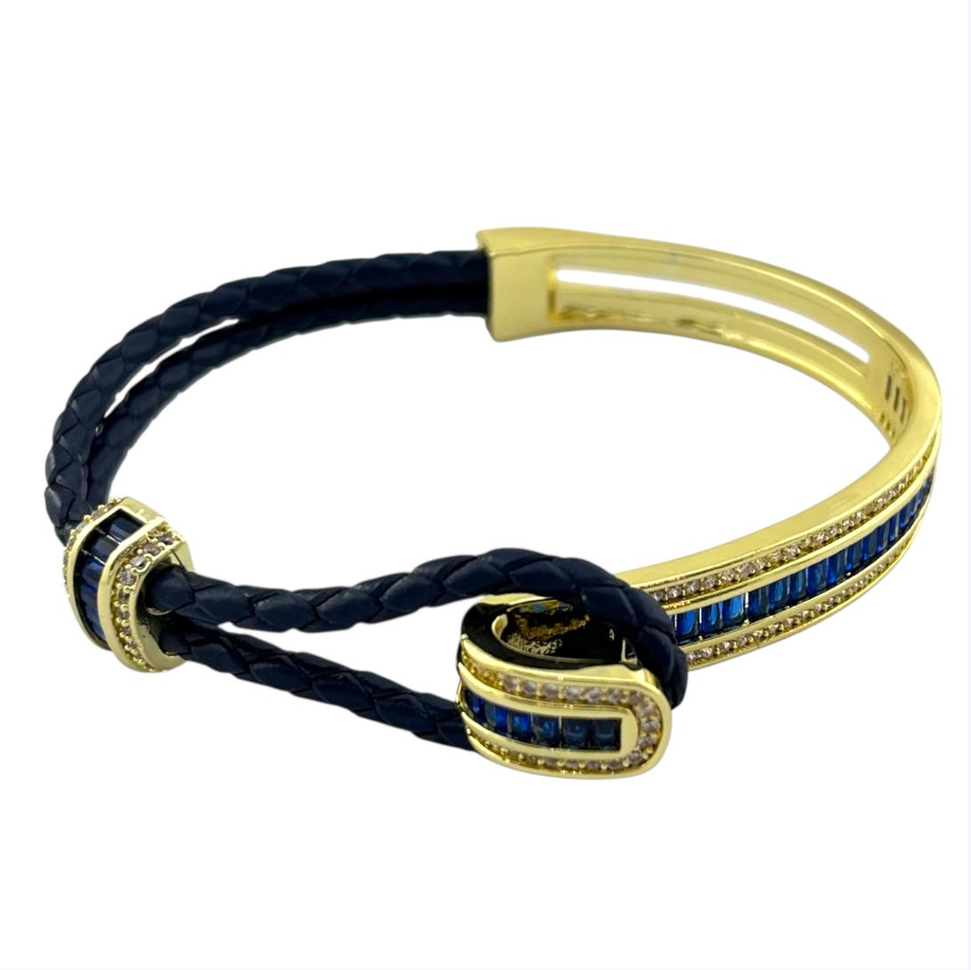 دستبند زنانه چرمی مدل قایق بادبانی کد B5327