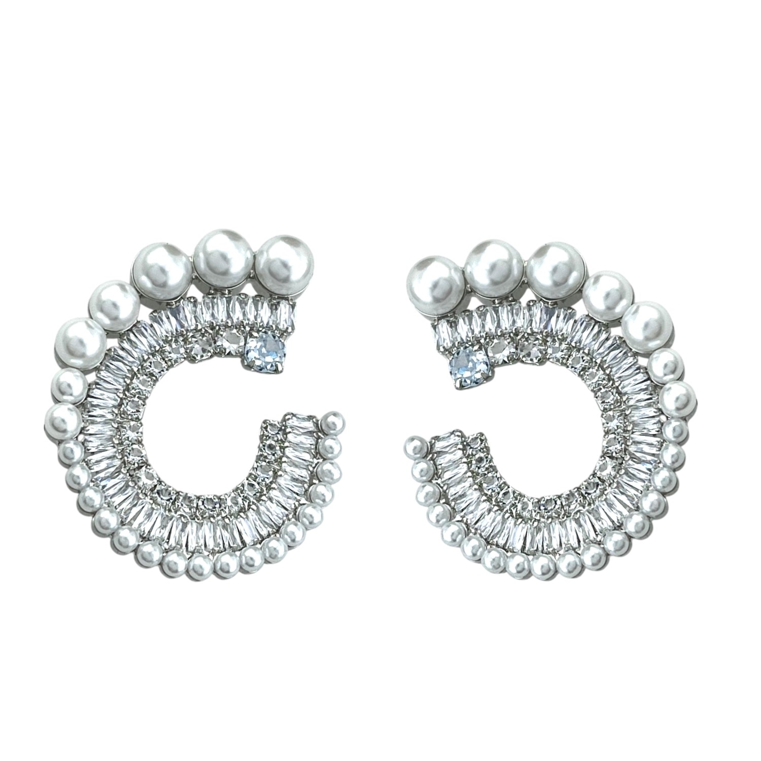 گوشواره زنانه مدل جواهری کد E6168