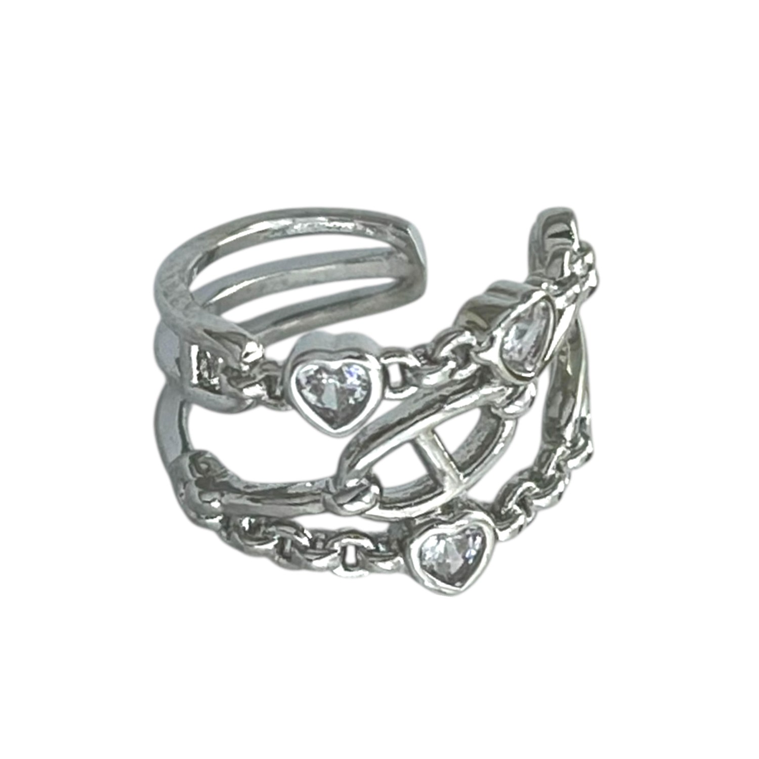 گوشواره زنانه ایرکاف مدل نگین E6203