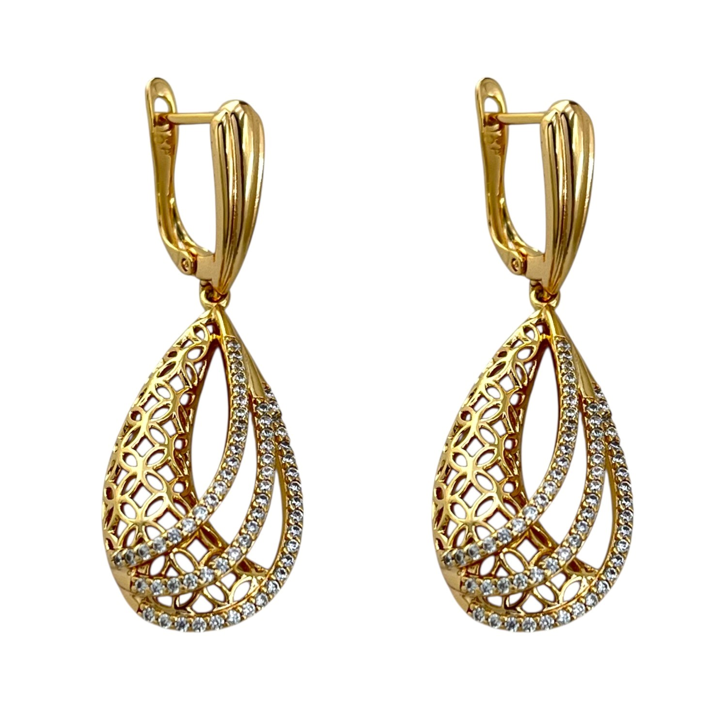 گوشواره زنانه ژوپینگ مدل پیچ کد E6287