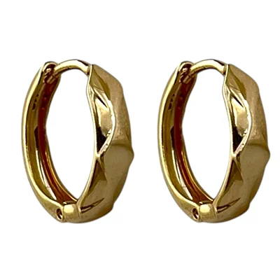 گوشواره زنانه ژوپینگ مدل حلقه ای اینه کد E6240